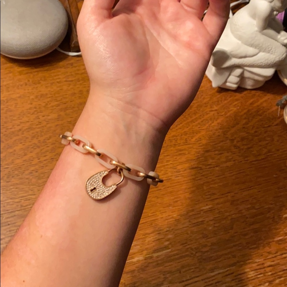 Michael Kors rose gold toggle bracelet